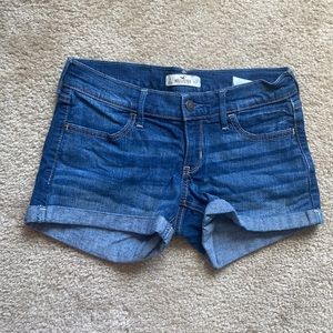 Hollister jean shorts.